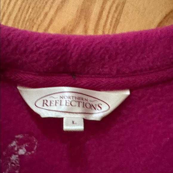 Northern Reflections  Redneck Black Bird Fleece Vest Large - Picture 3 of 7